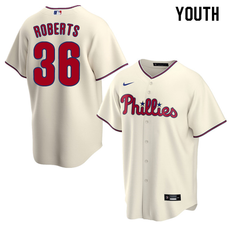 Nike Youth #36 Robin Roberts Philadelphia Phillies Baseball Jerseys Sale-Cream